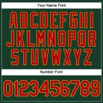 Custom Green Red Gold V-Neck Cropped Baseball Jersey for Women Custom Women's Green Red-Gold V-Neck Cropped Baseball Jersey - Image 5