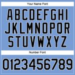 Custom Light Blue V-Neck Baseball Jersey for Women - Cropped Style in Black and White Custom Women's Light Blue Black-White - Image 5