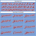 Light Blue Crimson-White V-Neck Cropped Baseball Jersey for Women - Customizable Custom Women's Light Blue Crimson-White - Image 4