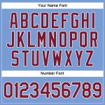 Light Blue Crimson-White V-Neck Cropped Baseball Jersey for Women - Customizable Custom Women's Light Blue Crimson-White - Image 5