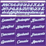 Custom Womens V-Neck Cropped Baseball Jersey in Purple and Light Blue Custom Women's Purple White-Light Blue V-Neck Cropped - Image 4