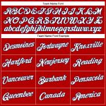 Custom Womens Red White Navy V-Neck Cropped Jersey for Baseball Custom Women's Red White-Navy V-Neck Cropped Baseball Jersey - Image 4