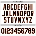 Custom Womens V-Neck Cropped Baseball Jersey in White Black-Orange Custom Women's White Black-Orange V-Neck Cropped Baseball - Image 5