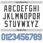 Custom Womens V-Neck Cropped Baseball Jersey in Light Blue & Steel Gray, Unique Sports Apparel for Stylish Fans Custom Women's - Image 5