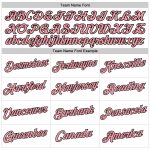 Custom White Pink Black Baseball Jersey for Women - V-Neck Cropped Design Custom Women's White Pink-Black V-Neck Cropped - Image 4