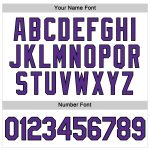 Custom Womens V-Neck Baseball Jersey in White Purple-Black, Cropped Style Custom Women's White Purple-Black V-Neck Cropped - Image 5