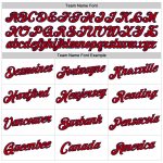 Custom Womens Red Navy V-Neck Cropped Baseball Jersey 2024 - Stylish Sportswear, Perfect for Game Day Custom Women's White - Image 4