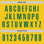 Custom Performance Golf Polo Shirt in Yellow and Kelly Green Custom Yellow Kelly Green Performance Golf Polo Shirt - Image 5